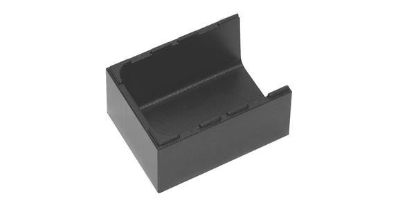 Vario box end pieces with length adaptation ABS plastic, 1 trough 48x72x92 mm