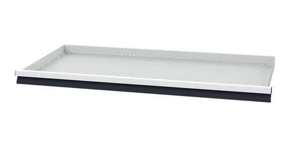 Drawer WxD 1200x600mm full-exten. sl. 100 % 100kg front height 75mm RAL7035/7016