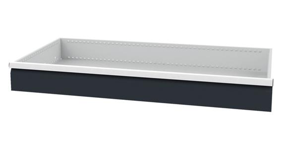 Drawer WxD 1200x600mm full-ext. sl. 100 % 180kg front height 150mm RAL7035/7016