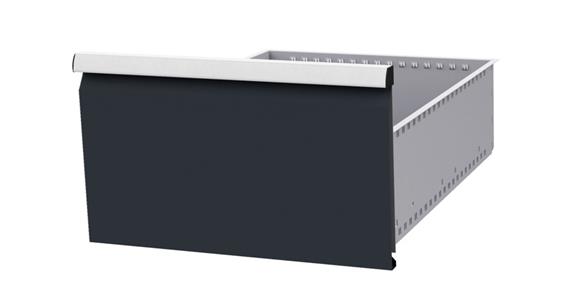 Drawer WxD 450x600mm full-exten. sl. 100 % 100kg front height 300mm RAL7035/7016