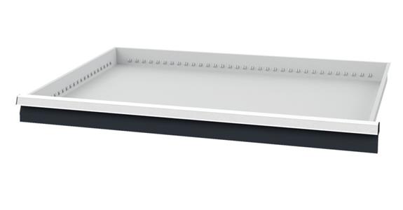 Drawer WxD 900x600mm full-exten. sl. 100 % 100kg front height 75mm RAL7035/7016