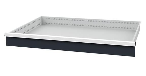 Drawer WxD 900x600mm full-exten. sl. 100 % 100kg front height 100mm RAL7035/7016