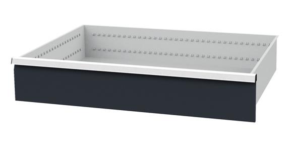 Drawer WxD 900x600mm full-exten. sl. 100 % 180kg front height 175mm RAL7035/7016