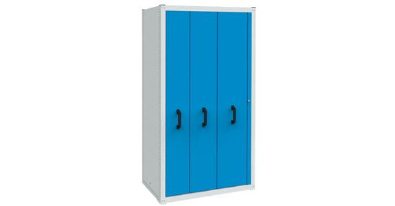 Module 4 vertical pull-out shelf RAL7035/5012 1049x733x2030 mm