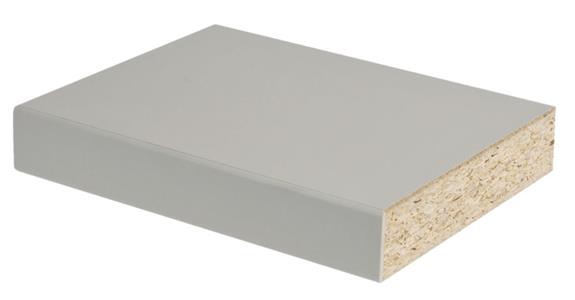 Cover panel for tool cabinet chipboard coated 980x500x19 mm RAL 7035