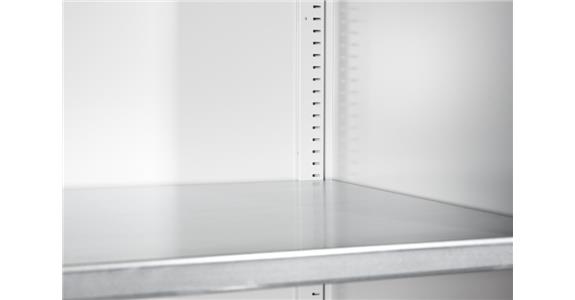 Shelf 930x400x24mm incl. 4 shelf supports for hinged door cabinets 85120-85122