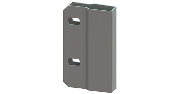 Anti-roll-off mandrel holder for foot part, completely zinc plated