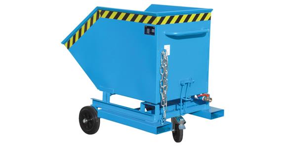 Chip container capacity 250 litres LxWxH 1115x820x990 mm RAL 7021