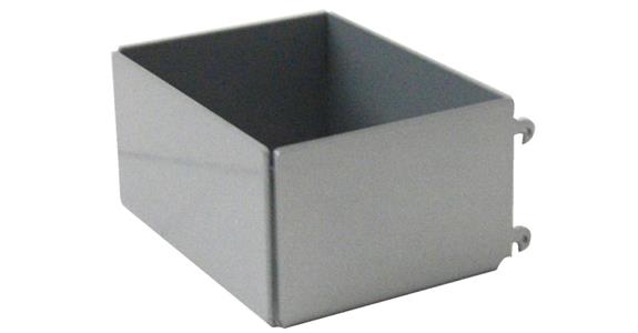 Chute HxWxD 100x210x240 mm RAL 9006 silver for cleaning station 85852 101