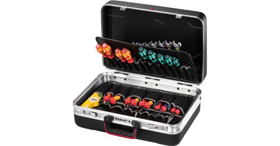 Tool case SILVER X-ABS plastic black 460x170x310 mm weight 3.8 kg