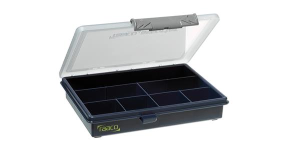 Sortimentová krabice RAACO se 7 pevnými přepážkami, VxŠxH 32x175x143 mm