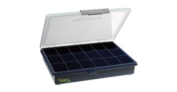 Sortimentová krabice RAACO se 18 pevnými přepážkami, VxŠxH 43x240x195 mm