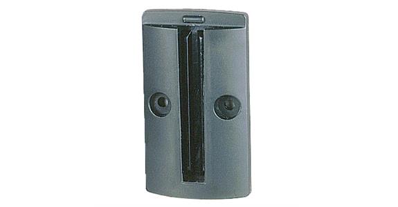 Wall clip for mounting tape for screwing