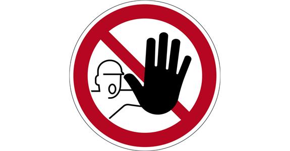Safety marking -Access prohibited- self-adhesive dia. 430 mm