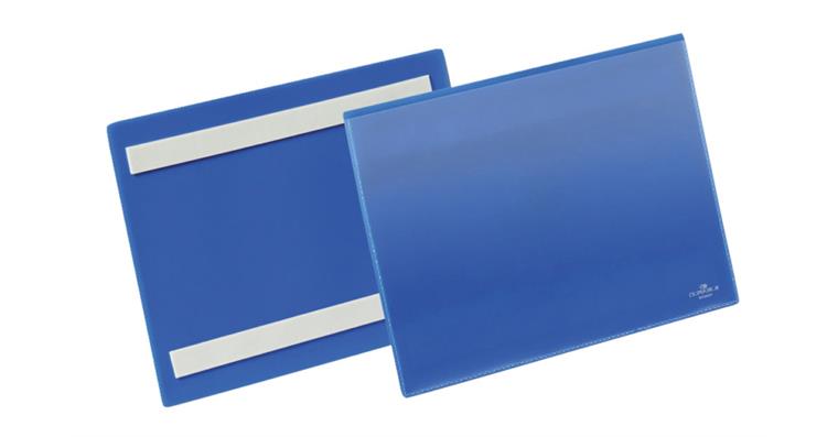 1087051101 Identifikační kapsa 50 ks samolepicí A5 na šířku 210×148 mm tmavě modrá
