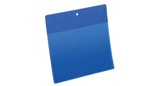 kapsa na dok., silné neod. magnety, A5, na šířku, tm. modrá, PU: balení po 10 ks