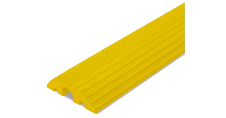 1087071100 Kabelový most žlutý flexibilní pryž 3 kanály černý 210×1200×65mm