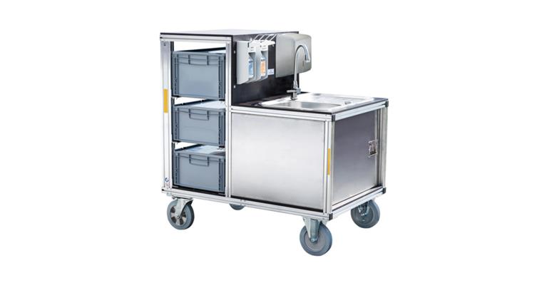 1087105100 Hygienický rolovací kontejner typ 1, D×Š×V 1200×800×1265 mm