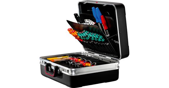Tool case SILVER X-ABS plastic black 470x195x360 mm weight 4.9 kg