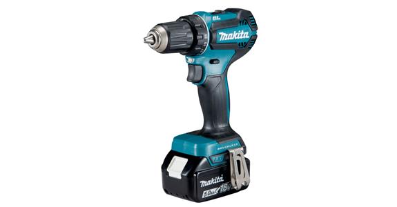 DDF485RTJ cordless drill/driver, 18 V/5 Ah, 2 batteries, charger