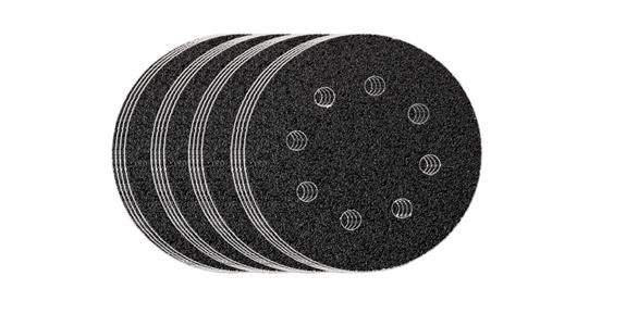 Sandpaper set, grit 60/80/120/180 16 pieces/pack for cat. no. 91575