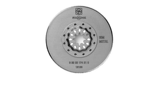 Bimetalový pilový list FEIN, segmentový, průměr 85 mm, upínání Starlock, 1 ks