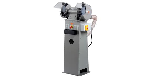 Bench grinder TS 200 SDP w. stand, emergency stop, brake, rot. speed 2,550 rpm