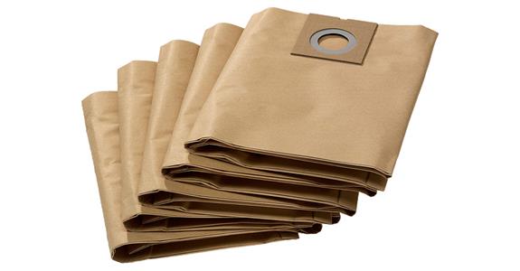 Paper filter bags pack = 5 pieces for NT 27/1 Me Adv wet/dry vacuum cleaner
