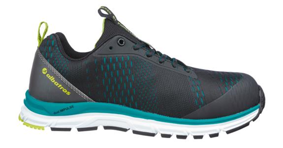 Nízká bezpečnostní obuv AER55 Impulse Black Blue Low S1P ESD, velikost 43