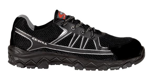 Low-cut safety shoe Trapezius Black S1P size 41
