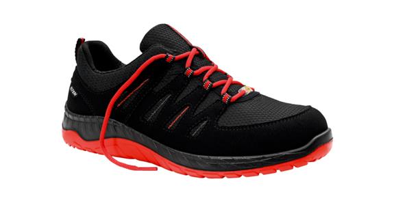 Nízká bezpečnostní obuv Maddox Black-Red Low S3 ESD, velikost 41