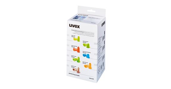 Vložky do uší uvex com4-fit, náhradní náplň, velikost S, volné, 300 párů
