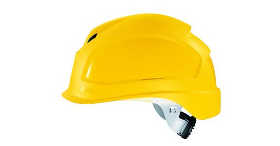 Průmyslová tvrdá přilba uvex pheos B-S-WR, 30 mm Euro slot, 52–61 cm, žlutá