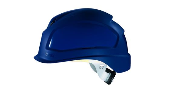 Průmyslová tvrdá přilba uvex pheos B-S-WR, 30 mm Euro slot, 52–61 cm, modrá