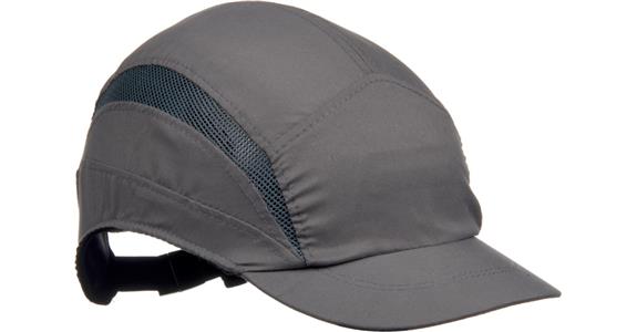 Ochr. čepice s kšiltem First Base 3 Classic, krátký kšilt, 52–65 cm, šedá