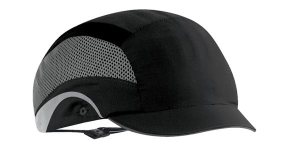 Ochr. čepice s kšiltem Aerolite®, m. kšilt, 53–63 cm, kr. černá