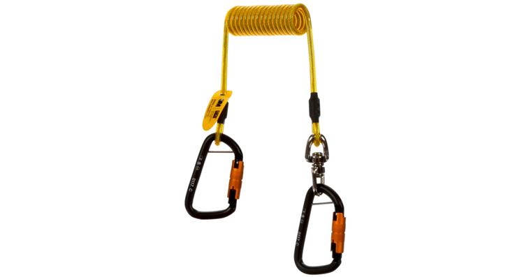 1093010982 Spirálový pojistný popruh Hook2Loop, nosnost 2,3 kg, délka 10,2–157,5 cm