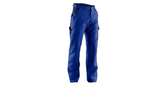 Trousers IDENTIQ cotton cornflower blue/dark blue size 46
