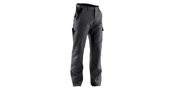 Trousers IDENTIQ cotton anthracite/black size 44