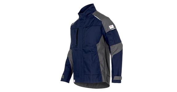Bunda, ACTIVIQ cotton+, tmavě modrá / antracitová, velikost S