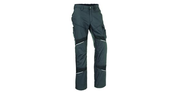 Kalhoty, ACTIVIQ cotton+, antracitová/černá, velikost 48