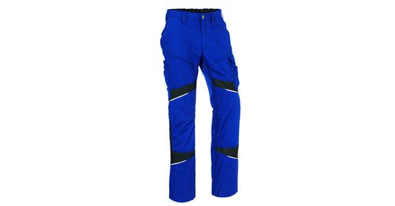 Kalhoty, ACTIVIQ cotton+, chrpově modrá / černá, velikost 94