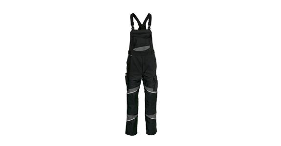 Montérky ACTIVIQ cotton+, černá/antracit, 44