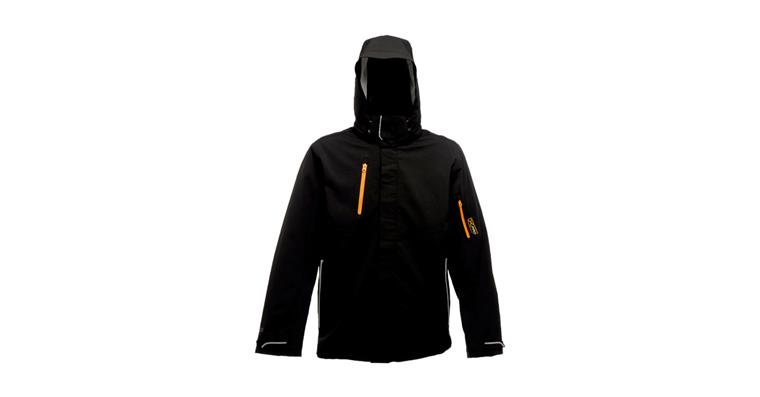 1093020425 Pláštěnka Exosphere s odním. nastav. kapucí černá vel.3XL
