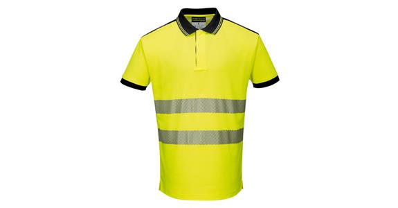 Výstražná polokošile PW3, žlutá/černá, XL
