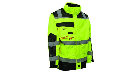 Výstražná funkční bunda Visible Xtreme žlutá/černá, M