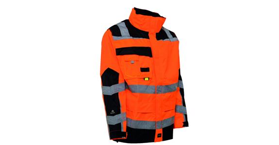 Výstražná funkční bunda Visible Xtreme oranžová/černá, XL