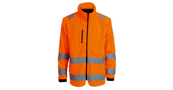 Flísová bunda Xtreme na zip, oranžová, S
