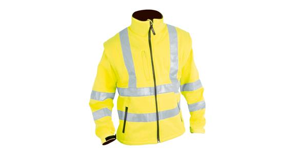 Hi-vis softshell jacket yellow size S