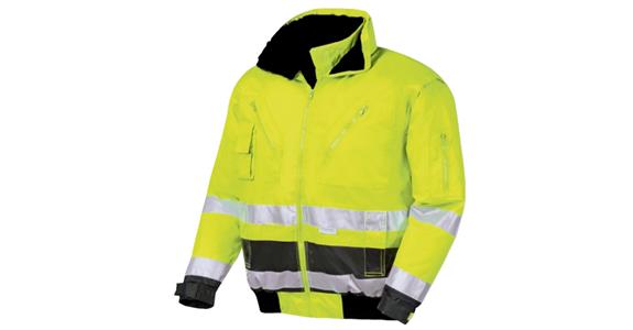 Výstražná pilotní bunda Vancouver, žlutá/šedá, 3XL